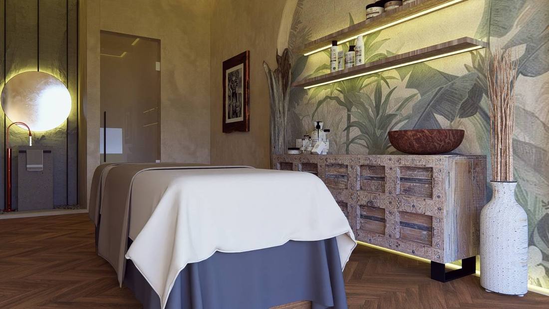 Treatment room at the Zuri Rituals Spa